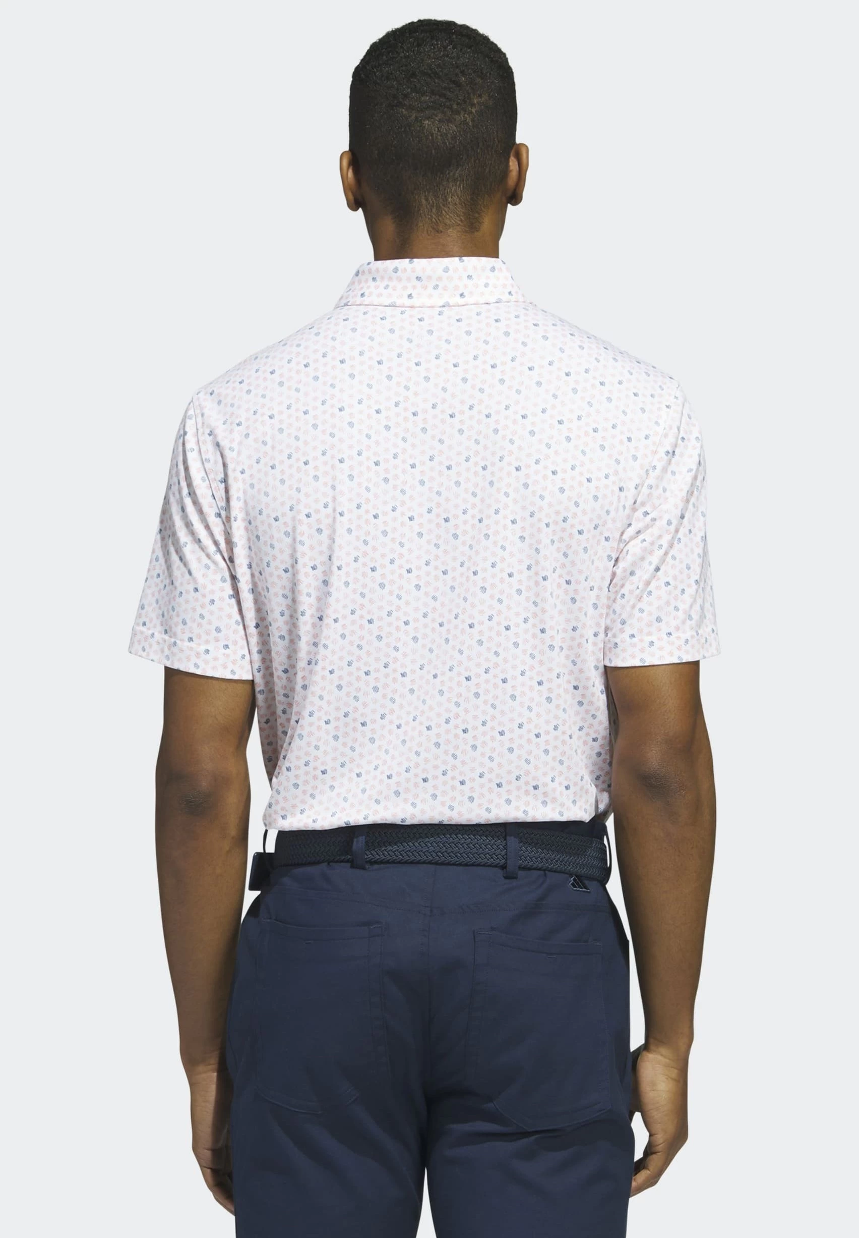 ADIDAS PERFORMANCE Go-To Print Golf - Poloshirt - Coral Fusion 2 ADIDAS PERFORMANCE Go-To Print Golf - Poloshirt - Coral Fusion - Afbeelding 2