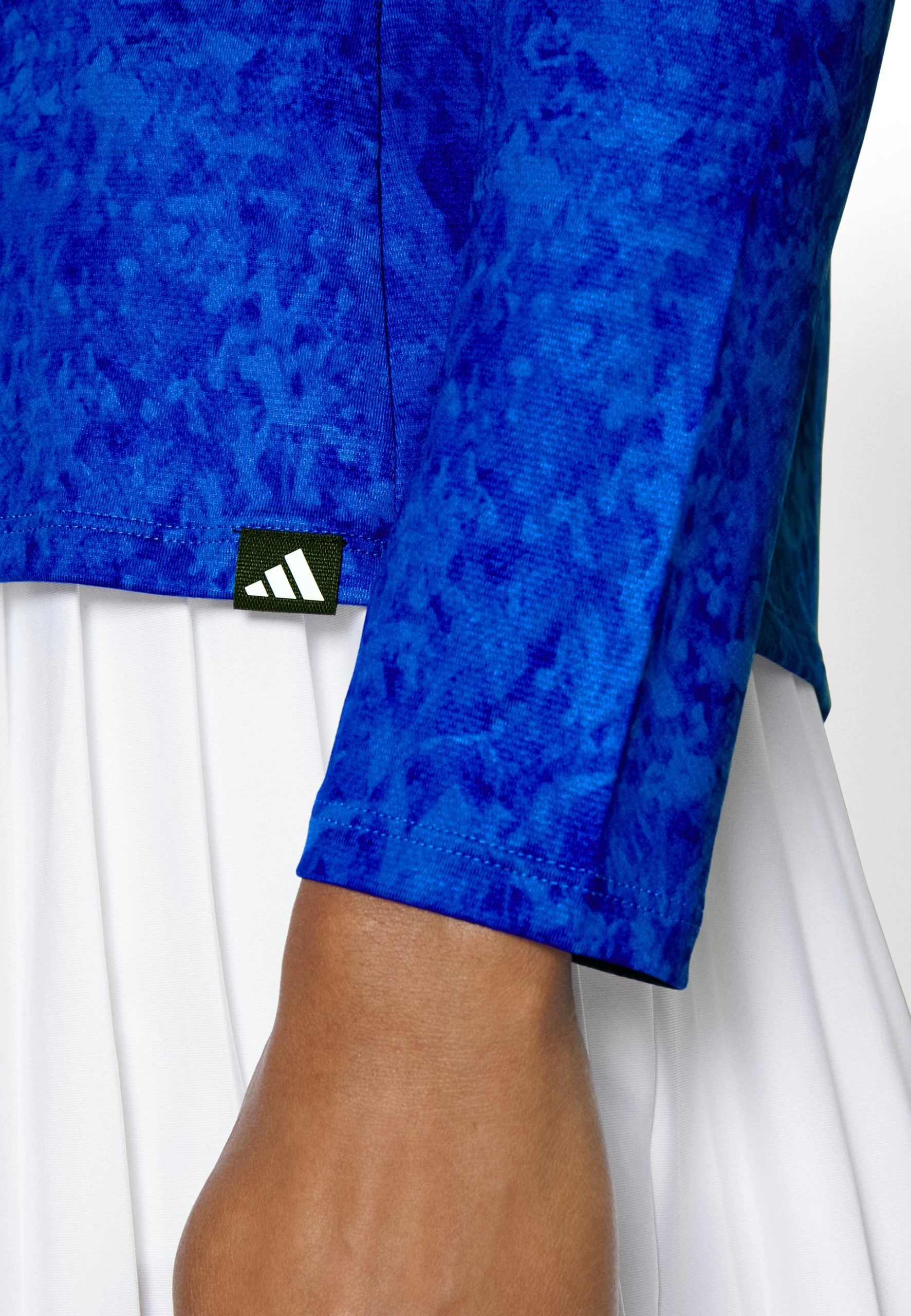 Adidas Golf Womens Long Sleeve Printed Golf - Longsleeve - Lucid Blue 7 Adidas Golf Womens Long Sleeve Printed Golf - Longsleeve - Lucid Blue - Afbeelding 7