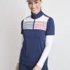 Zip Golf - Poloshirt - Navy