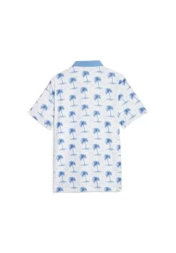 Puma Mattr Mirage Golf - Poloshirt - White Glow Regal Blue -Charmant Golfen Winkel f8acfb4d060c41b4a47fde04058f2e4a