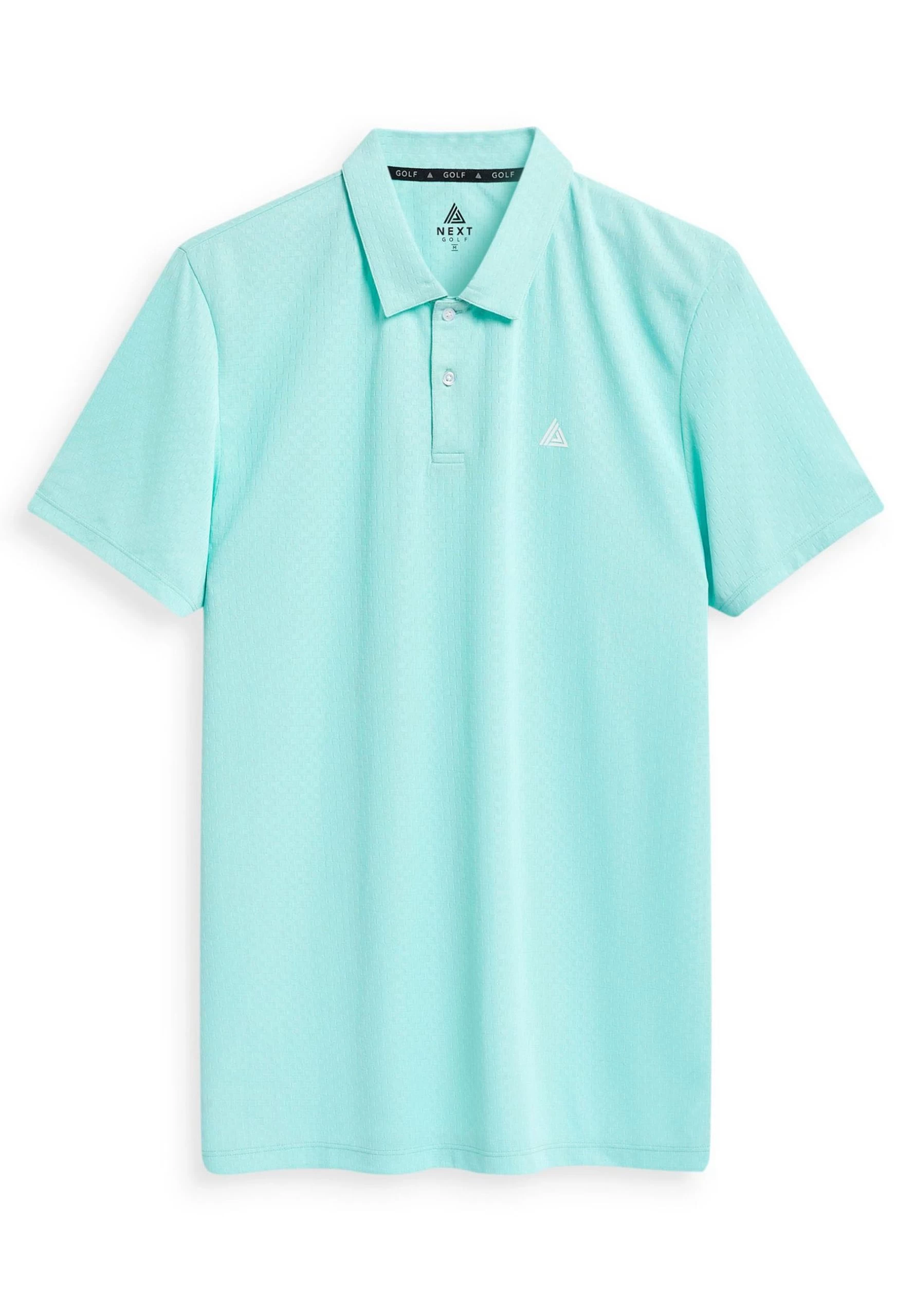 Next Golf Active Texture Standard - Poloshirt - Aqua Blue 1 Next Golf Active Texture Standard - Poloshirt - Aqua Blue