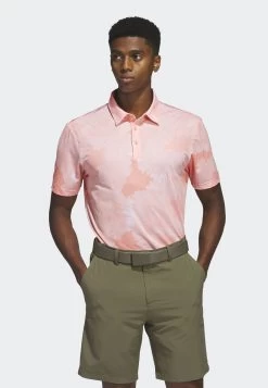 ADIDAS PERFORMANCE Flower Golf - Poloshirt - Coral Fusion White